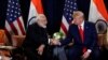 U.S. President Trump meets with India's Prime Minister Modi on sidelines of U.N. General Assembly in...