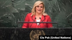 Hırvatistan Cumhurbaşkanı Kolinda GrabarKitarovic