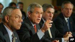 Colin Powell, George W. Bush, Paul Wolfowitz